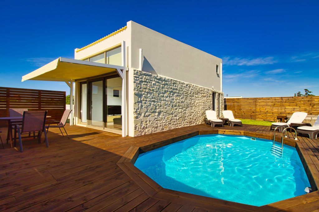 Prefab oval swimming pool, Chania, Funpools